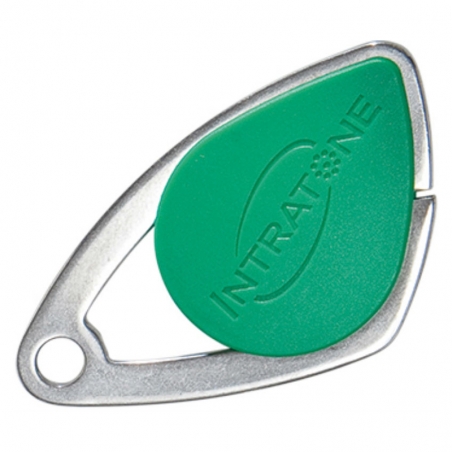 Badge inox gravé Vert