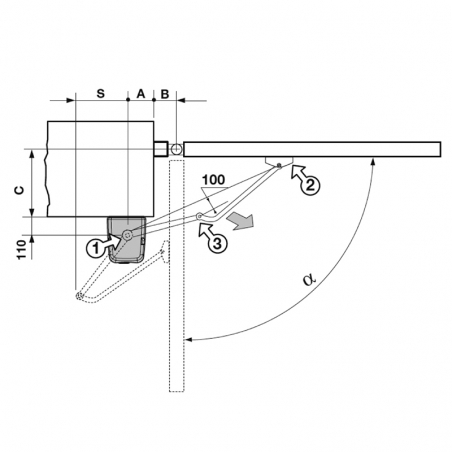 Kit bras articulés 24v