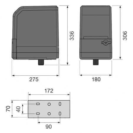 Kit bras articulés 24v