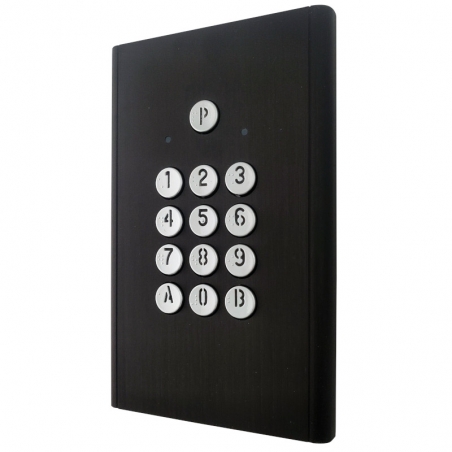 CLAVIER CODE HAUSSMANN COMPACT 2 RELAIS POSE ENCASTRE NOIRE CLAVIER CODE HAUSSMANN COMPACT 2 RELAIS POSE ENCASTRE NOIRE